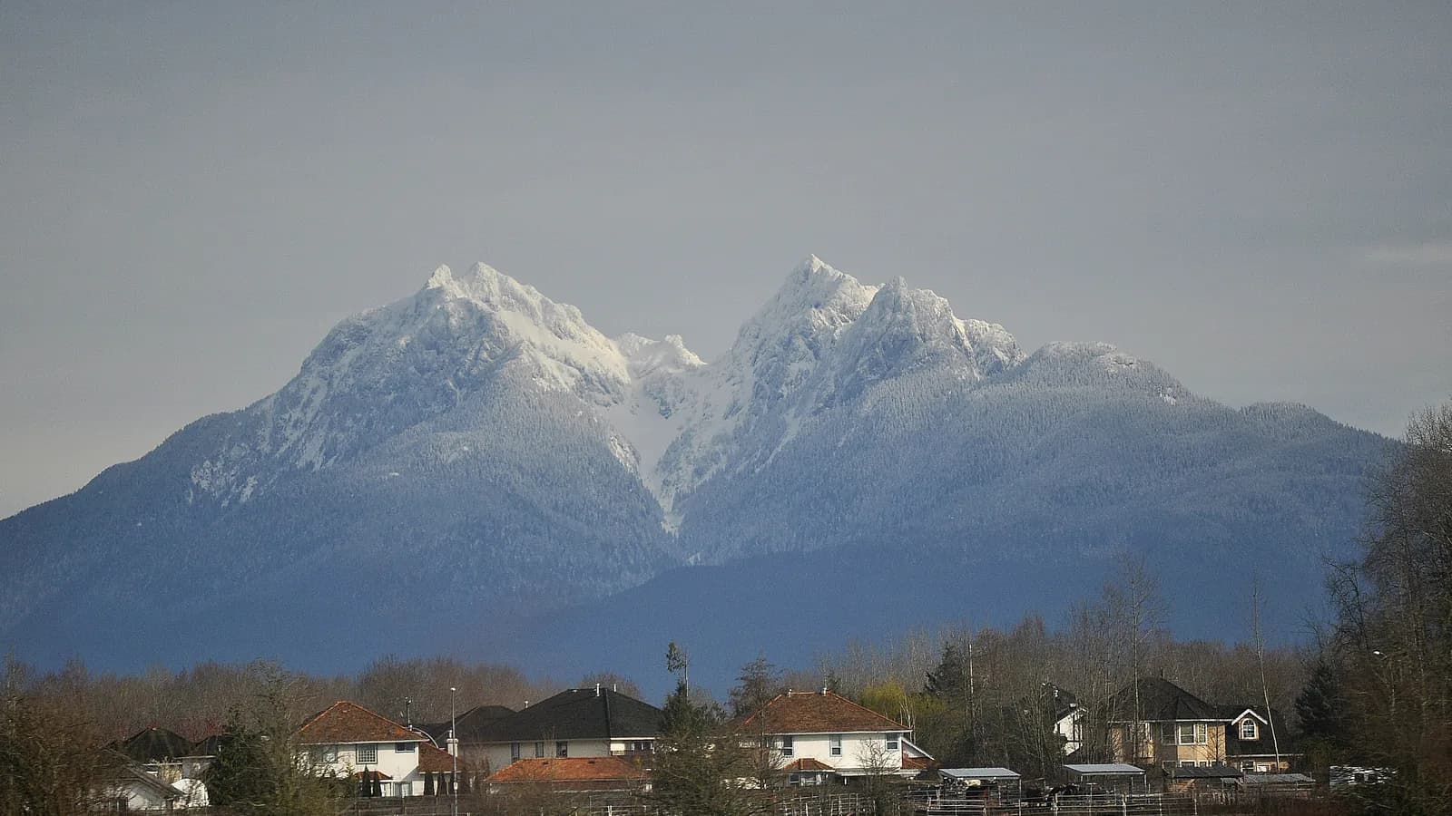 The Golden Ears above Maple Ridge